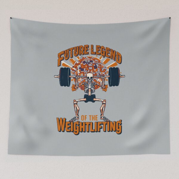 Item preview, Future Weightlifting Skeleton Legend Athlete designed and sold by Zakrytos ★★★★★.