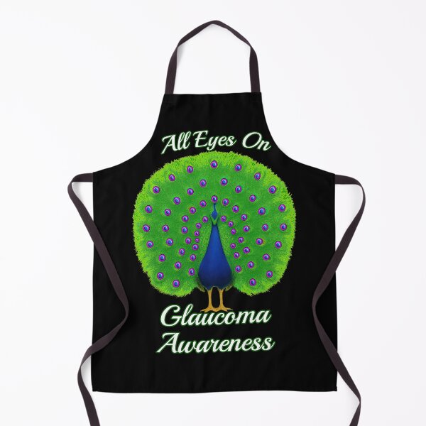 Item preview, Colorful Peacock for Glaucoma Awareness Support designed and sold by Eyepatch-Jacks.