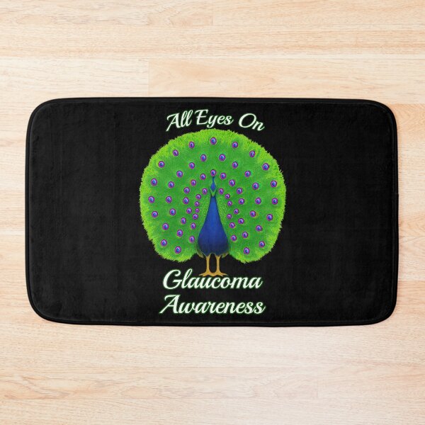 Item preview, Colorful Peacock for Glaucoma Awareness Support designed and sold by Eyepatch-Jacks.