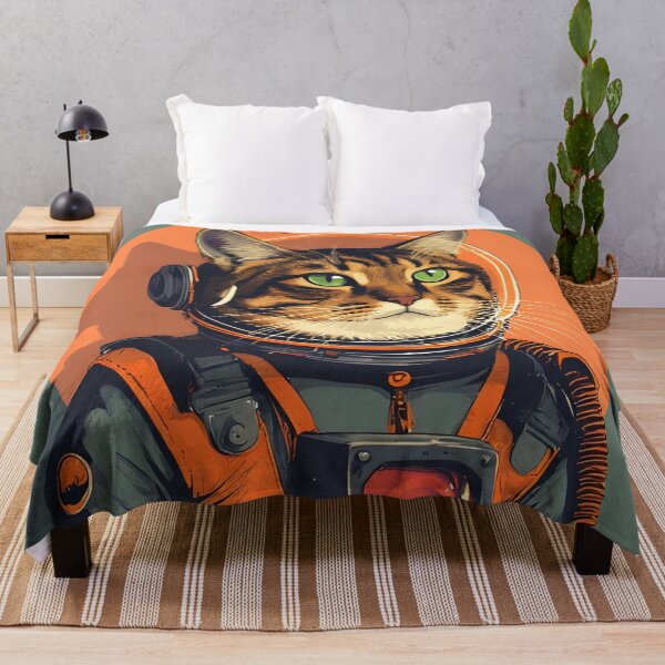 Item preview, Astronaut cat is friendly in space designed and sold by she-devil-shirt.