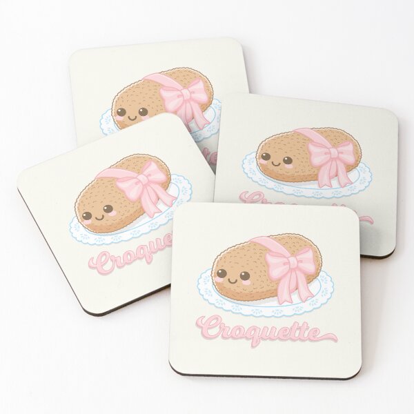 Item preview, Kawaii Pink Ribbon Croquette designed and sold by miavaldez.