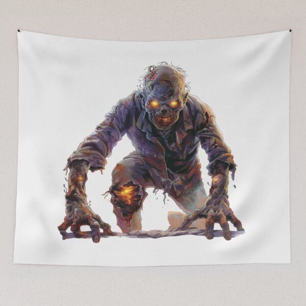 Item preview, Creepy Zombie Rising – Halloween Horror Design designed and sold by AlexLineArt.