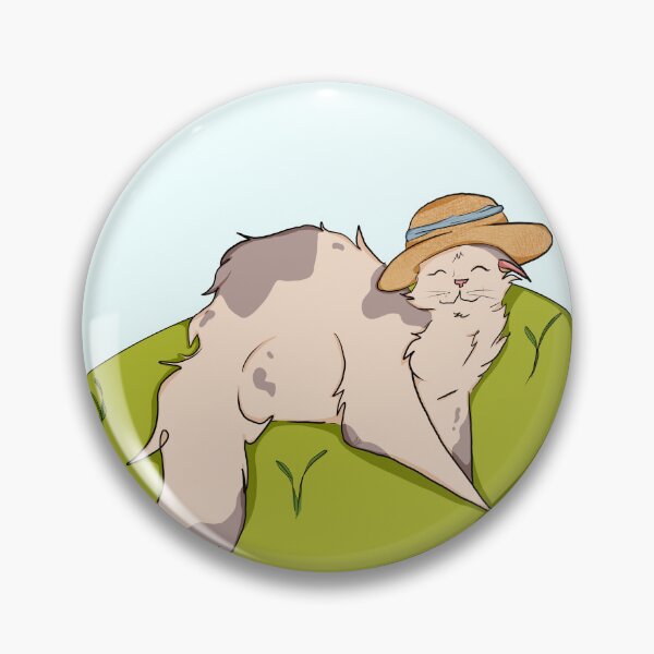 Item preview, Sunhat Cat designed and sold by AnthamaArt.