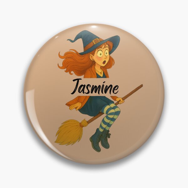 Artikelvorschau, Jasmin Name Customized Halloween Süße Hexe entworfen und verkauft von Our Bible Journey.