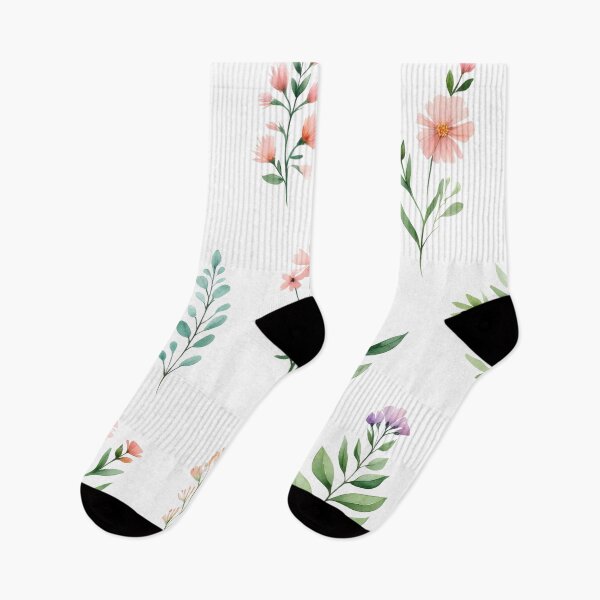 Item preview, Watercolor Wildflower Pattern designed and sold by Ombrya.