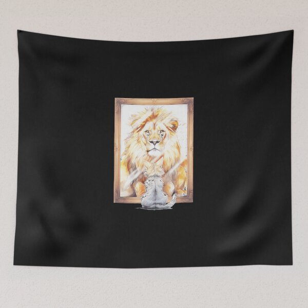Item preview, Cat-And-Lion-Funny-Confrontation designed and sold by giptrocac.