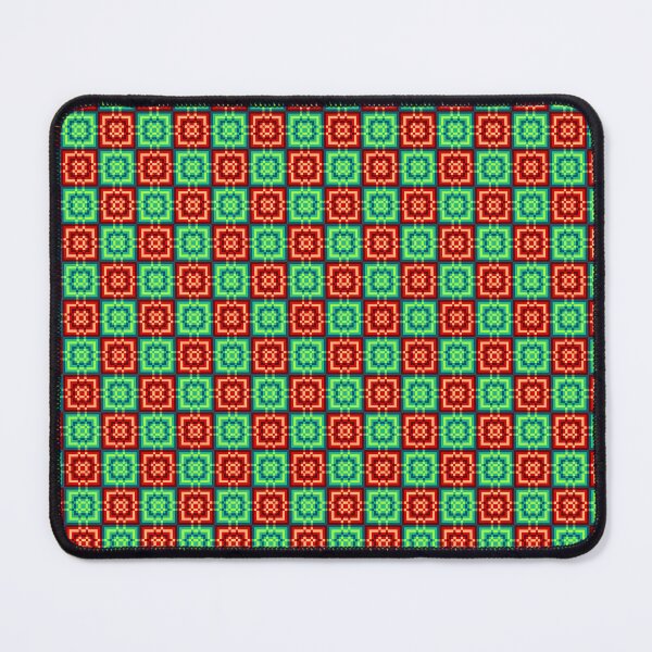 Item preview, Checkerboard: Ruby & Emerald designed and sold by MitigatedPixel.