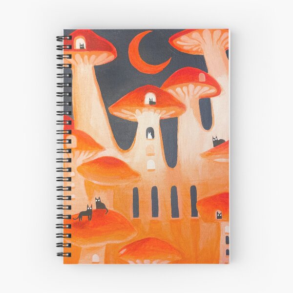 Item preview, Cat Mushroom Fortress designed and sold by Spooky Ash Art.