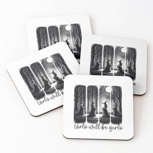 Item preview, Girls Will Be Girls Witchy Brush Design designed and sold by CleanDecor.