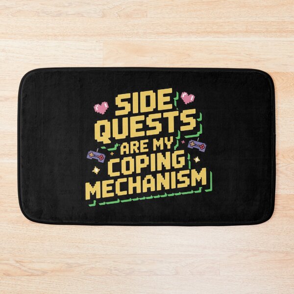 Item preview, Side quests are my coping mechanism, funny side quest ADHD gaming  designed and sold by NoetherSym.