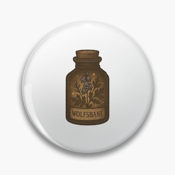 Item preview, Wolfsbane Potion Jar Illustration designed and sold by Vendeloc.