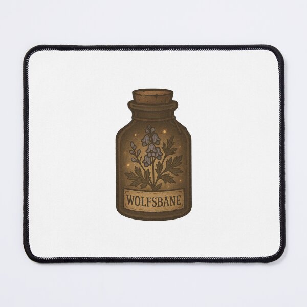 Item preview, Wolfsbane Potion Jar Illustration designed and sold by Vendeloc.