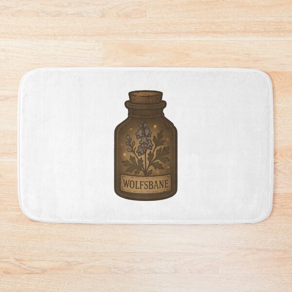 Item preview, Wolfsbane Potion Jar Illustration designed and sold by Vendeloc.