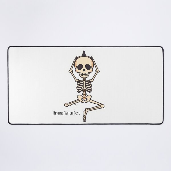 Item preview, Restin’ in Pose – Funny Skeleton Yoga Halloween Design designed and sold by Activity01.