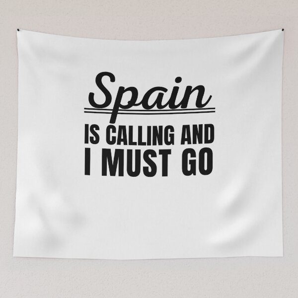 Item preview, Spain vacation Spain is calling and I must go traveler designed and sold by snowry.