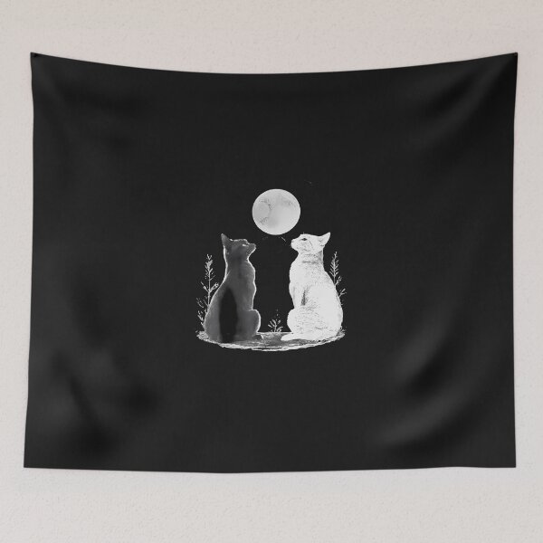 Item preview, Cat-And-Moon-Meow-In-Moonlight-Shade-Moon-Moonnight designed and sold by giptrocac.