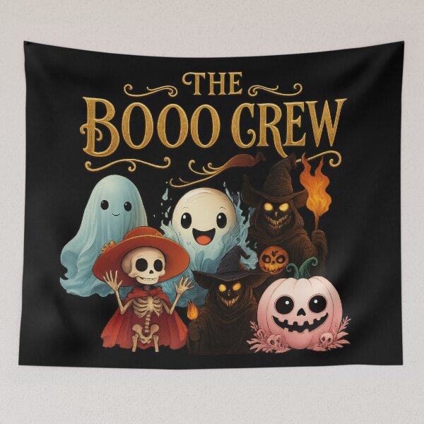 Item preview, The Boo Crew Cute and Creepy Halloween Team designed and sold by Daagath.