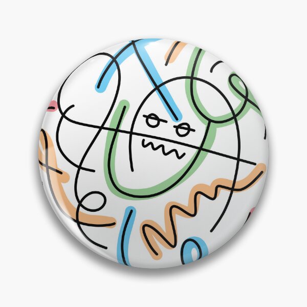 Item preview, Abstraction Doodle Composition 8 designed and sold by alina-k-design.