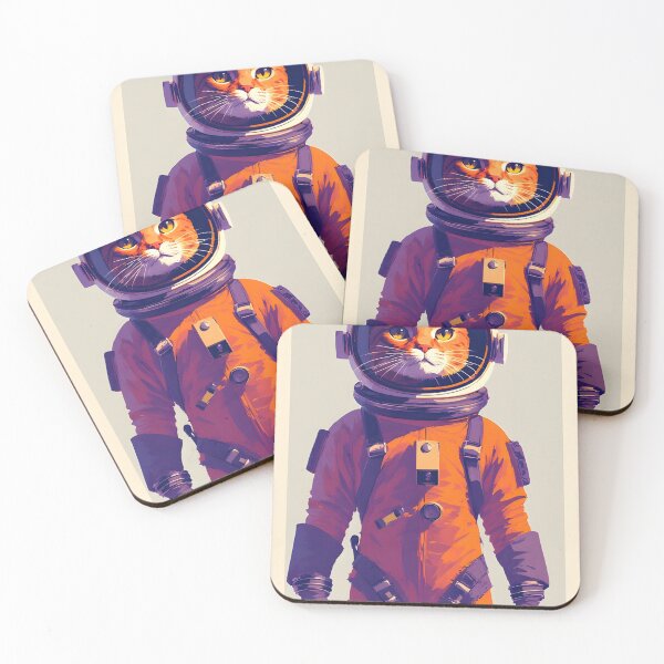 Item preview, Space cat lives hard on the edge designed and sold by she-devil-shirt.