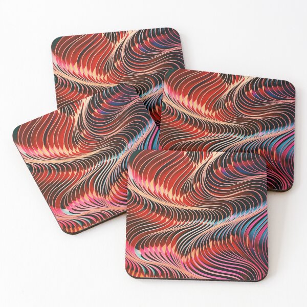 Item preview, Waves of Light – Vibrant Abstract Flow Pattern designed and sold by sier-vc.