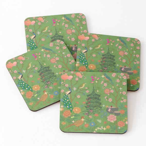 Item preview, Copy of Green 3D chinoiserie garden designed and sold by Sugar Wisdom .