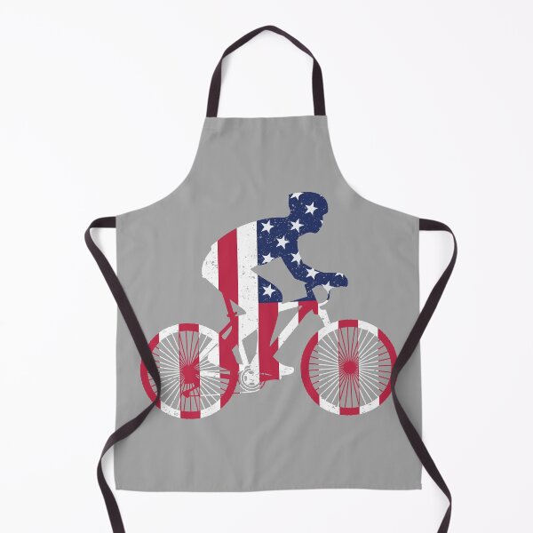 Item preview, American Flag Cycling t shirt | Patriotic Bicycle Racer Design designed and sold by TrendyHubb.