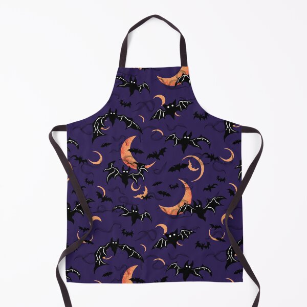 Item preview, Bats and Spooky Moons Pattern - Deep Purple Magic designed and sold by Daniel Bevis Design.