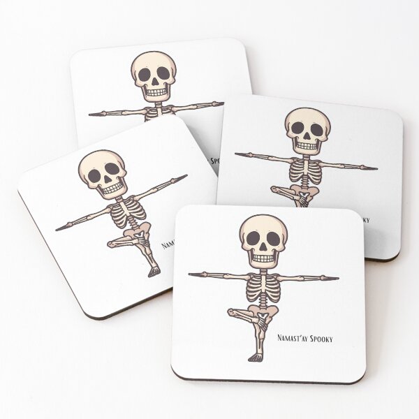 Item preview, Namast’ay Spooky – Funny Skeleton Yoga Halloween Design designed and sold by Activity01.