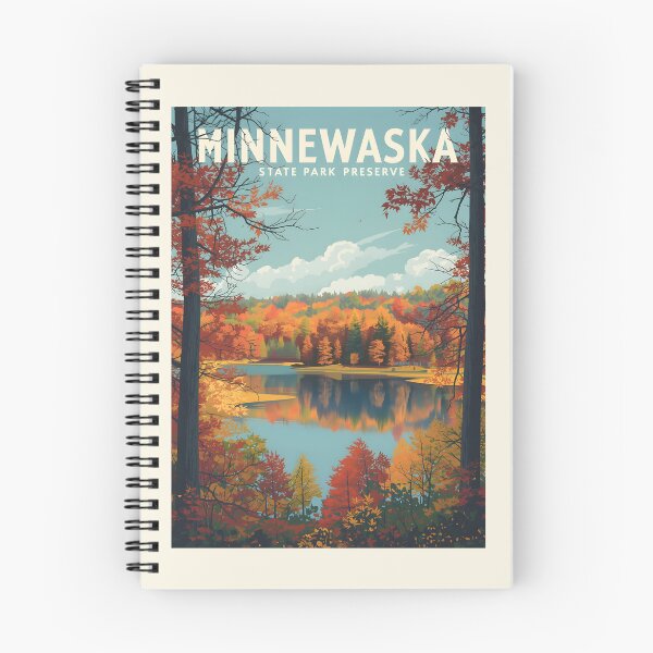 Item preview, A Vintage Illustration of Minnewaska State Park Preserve designed and sold by GoodOldVintage.