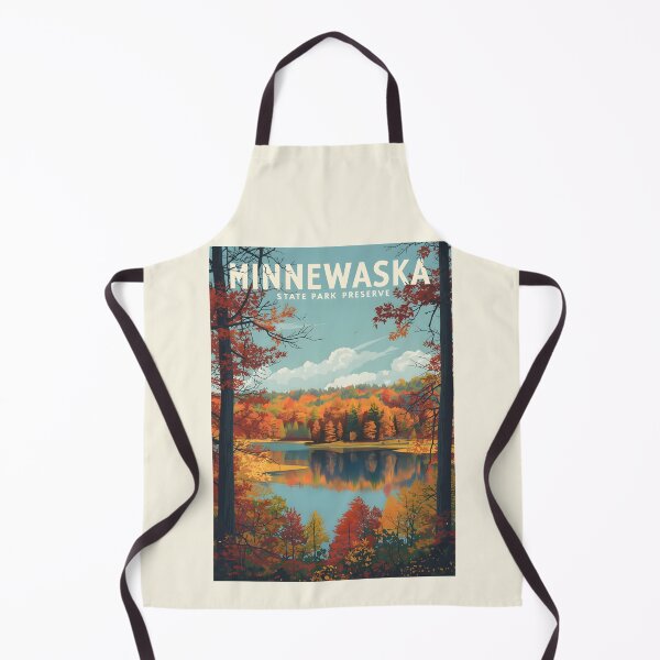 Item preview, A Vintage Illustration of Minnewaska State Park Preserve designed and sold by GoodOldVintage.
