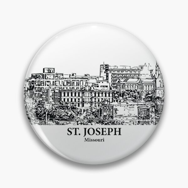 Item preview, St. Joseph - Missouri designed and sold by Lakeric Cityscapes.