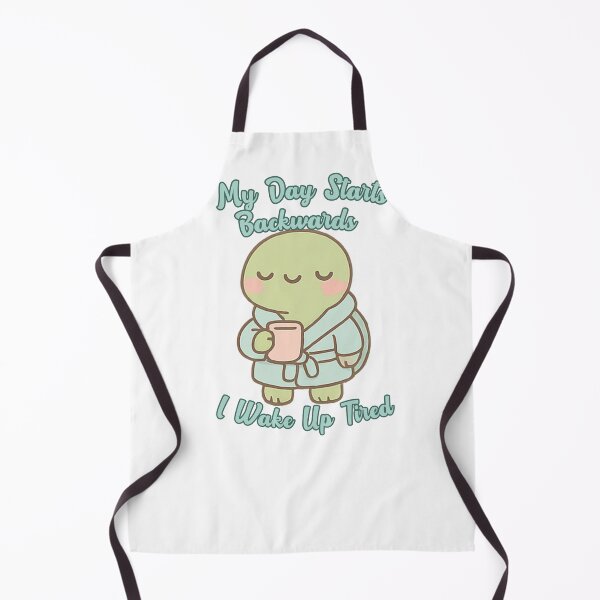Item preview, My Day Starts Backwards I Wake Up Tired Turtle – Funny Pastel Animal and Go to Bed Wide Awake designed and sold by Lunaria Arts.