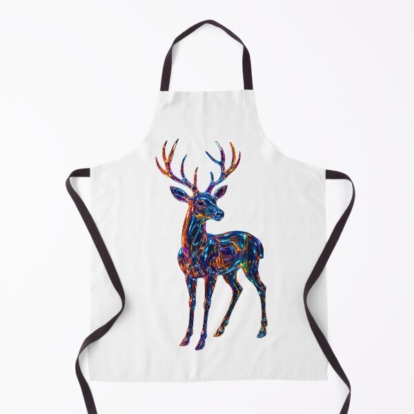 Item preview, Colorful Glass Deer Art – Unique Modern Wildlife Print for Nature Lovers designed and sold by GloriousArtSKD.
