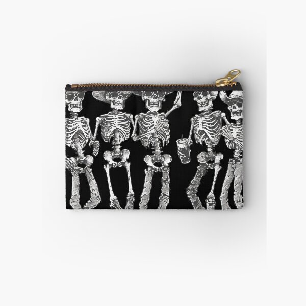 Item preview, Cowboy Skeleton Party Crew with Drinks and Hats designed and sold by Daagath.