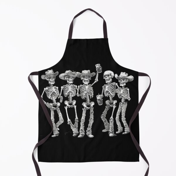 Item preview, Cowboy Skeleton Party Crew with Drinks and Hats designed and sold by Daagath.