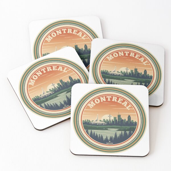 Item preview, Montreal: Rustic Island City Emblem designed and sold by XploreNA.