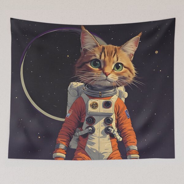 Item preview, Copy of Violet Space Cat designed and sold by she-devil-shirt.