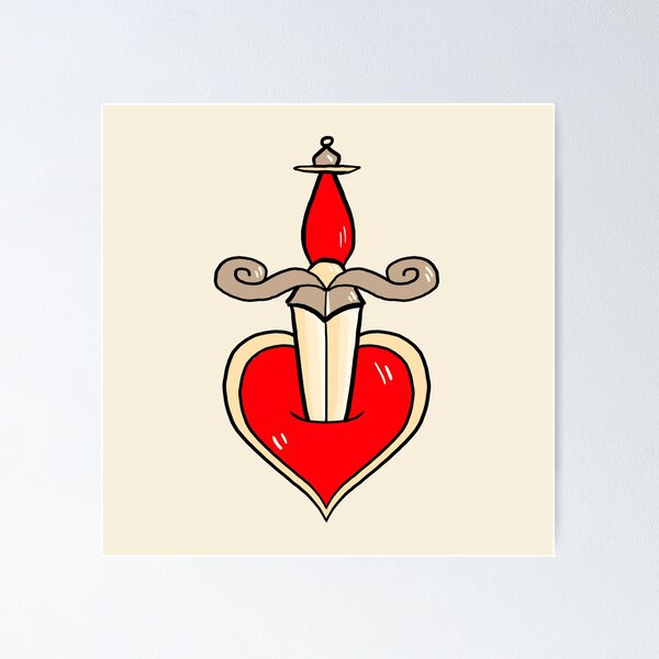Item preview, Dagger in the Heart designed and sold by loumaisie.