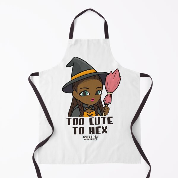 Item preview, Halloween Witch Kawaii Design – Too Cute to Hex Funny Quote designed and sold by P-L-Sardines.