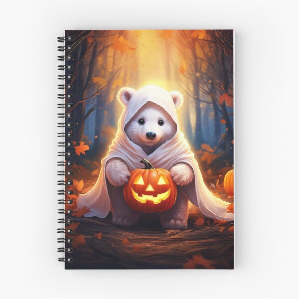 Item preview, Little Ghost Bear's First Halloween | Cute Spooky Season Art designed and sold by Englandbear.