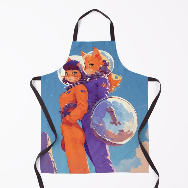 Item preview, The astronaut cat and her friend search for happiness in space designed and sold by she-devil-shirt.