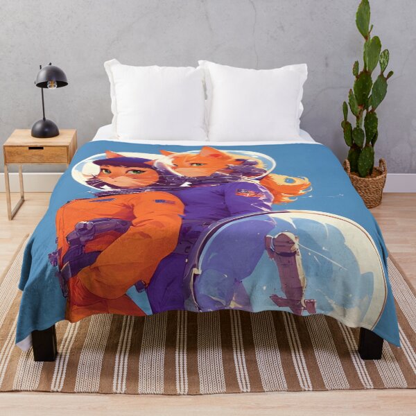 Item preview, The astronaut cat and her friend search for happiness in space designed and sold by she-devil-shirt.