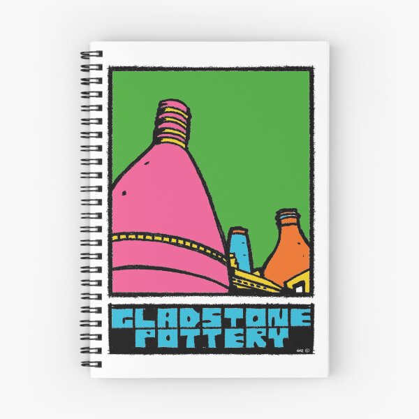 Item preview, Gladstone Pottery Pop Art Poster – Stoke-on-Trent Bottle Kilns designed and sold by GWARTGB.