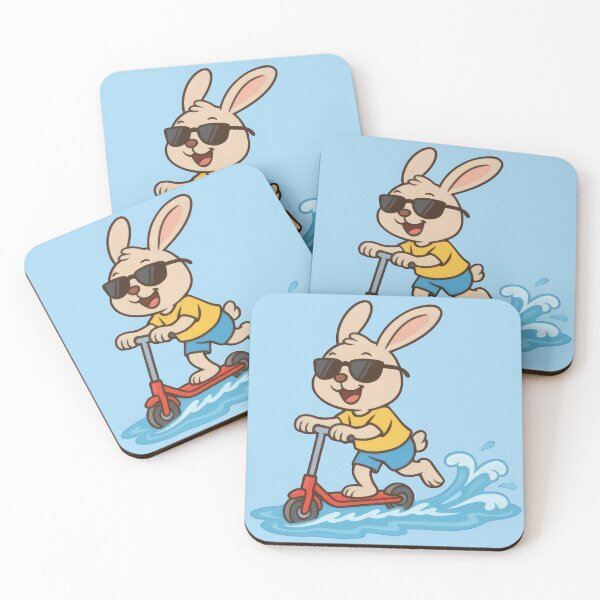 Item preview,  Cool Rabbit's Whimsical Water Scooter Ride designed and sold by IraBum.