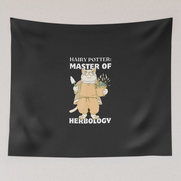Item preview, Cat--Plant-Hairy-Potter-Master-Of-Herbology designed and sold by rappadfdeuin.