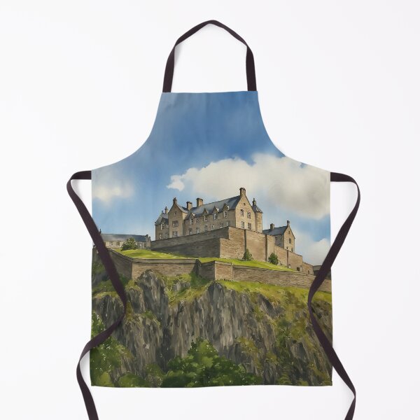 Item preview, Edinburgh Castle Scotland Travel Watercolor Art Print designed and sold by Magnolia Valley Art.