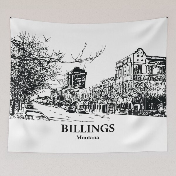 Item preview, Billings - Montana designed and sold by Lakeric Cityscapes.