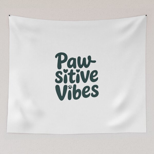 Item preview, Pawsitive Vibes Cat Deisgn designed and sold by Enea Kelo.