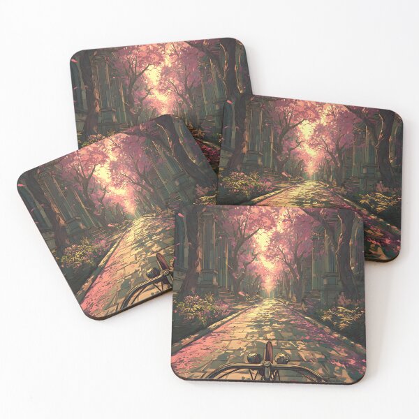 Item preview, Pathway Through the Blossoming Sanctuary designed and sold by oanaunciuleanu.