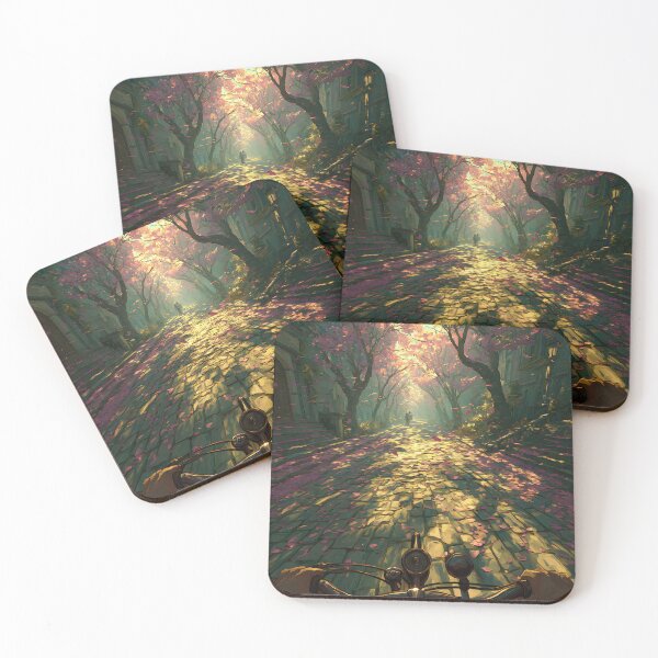 Item preview, Pathway Through the Blossoming Sanctuary designed and sold by oanaunciuleanu.